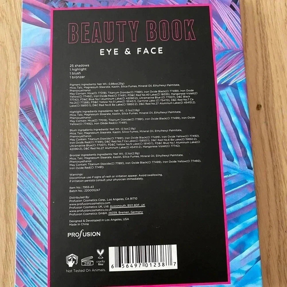 🆕Profusión Beauty Book Eye & Face Make Up🆕 - Picture 2 of 6